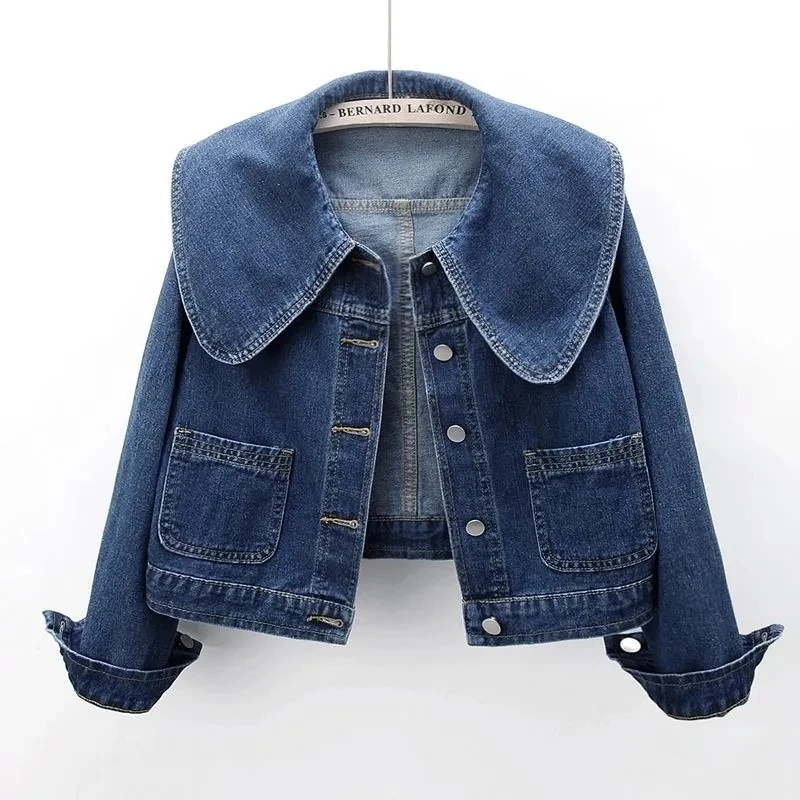 Down Jacket Packable - 2024 Nowa jesienna kurtka jeansowa damska