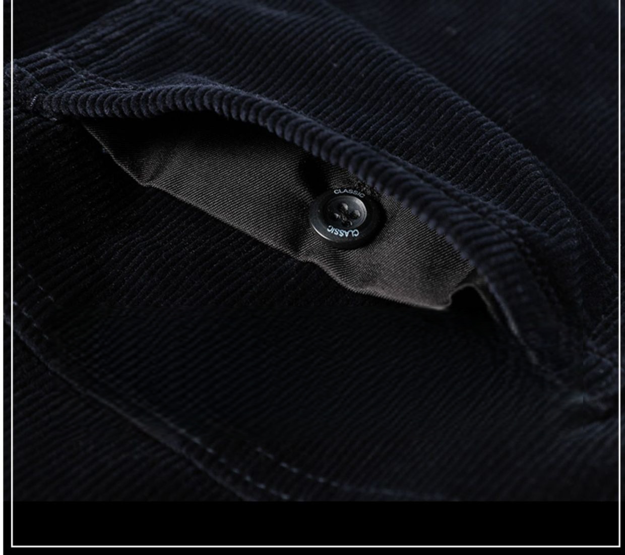 Męskie zimowe spodnie sztrukso – Corduroy Pant Warm recenzja i cena