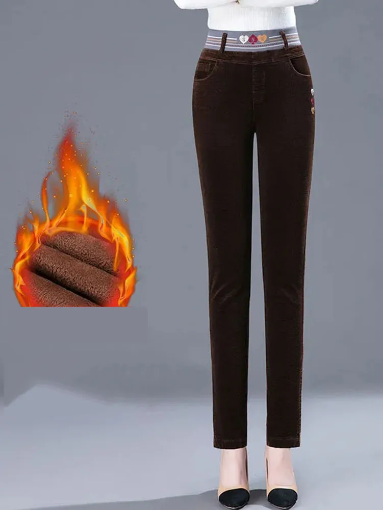 Zimowe grube z pluszową wyśció – Corduroy Pant Warm recenzja i cena